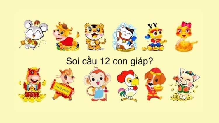 soi cầu 12 con giáp